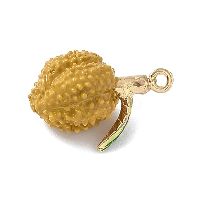 Fruit Theme Alloy Enamel Pendants PALLOY-P314-01C-G-1