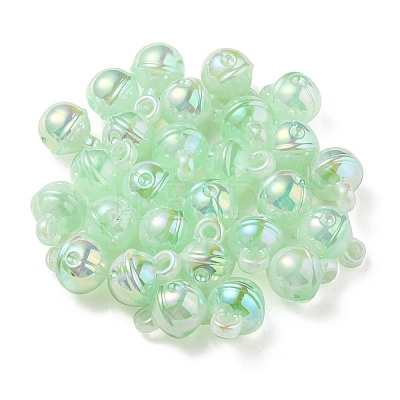 UV Plating Rainbow Iridescent Acrylic Pendants OACR-P010-19F-1