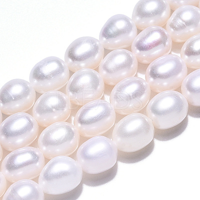 Natural Cultured Freshwater Pearl Beads Strands PEAR-N012-07K-1