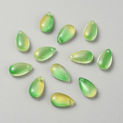 Glass Charms GLAA-WH0039-42C-1