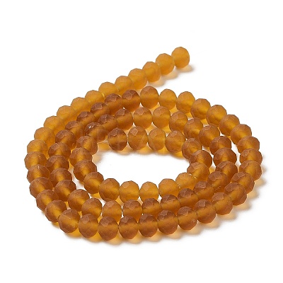 Transparent Glass Beads Strands EGLA-A044-T4mm-MD02-1