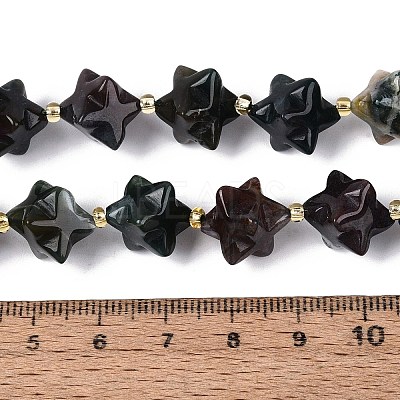 Natural Indian Agate Beads Strands G-Q608-07A-05-1