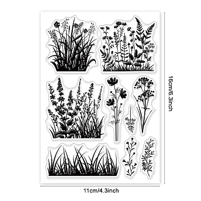 Custom Summer Theme PVC Plastic Clear Stamps DIY-WH0631-0219-1