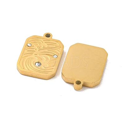 Ion Plating(IP) 304 Stainless Steel Pendants STAS-S135-11G-1