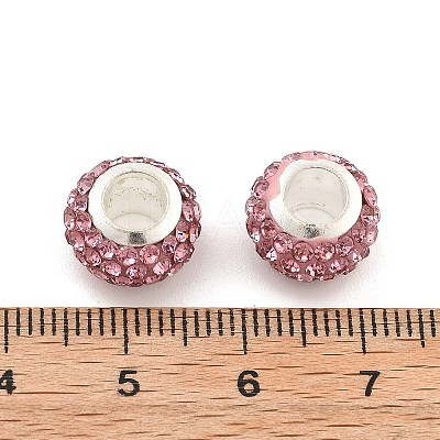 Rondelle Polymer Clay European Beads FIND-U001-01B-1