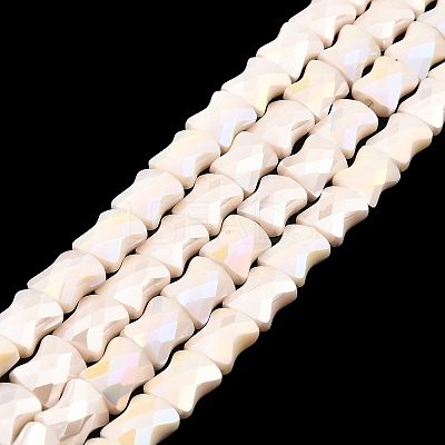 AB Color Plate Glass Beads Strands EGLA-P051-06A-B03-1