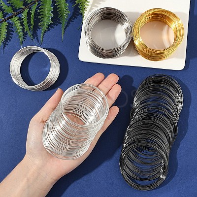200 Circles Steel Memory Wire TWIR-YW0001-05G-1