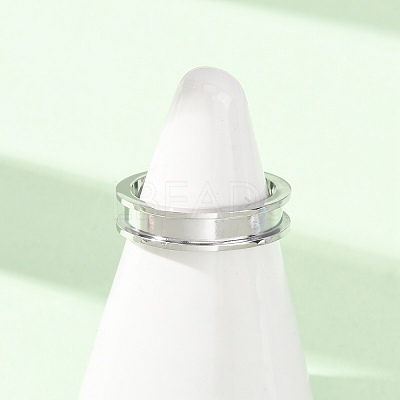 304 Stainless Steel Cuff Open Rings SA-CBACA70-01B-P-1