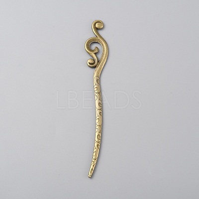 Alloy Hair Sticks MRMJ-WH0077-100M-AB-1