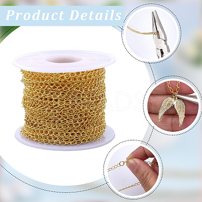 20M Brass Twisted Chains CHC-BM0001-01G-1