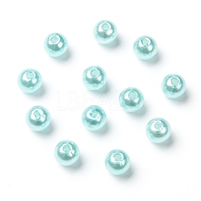 Imitation Pearl Acrylic Beads PL609-01-1