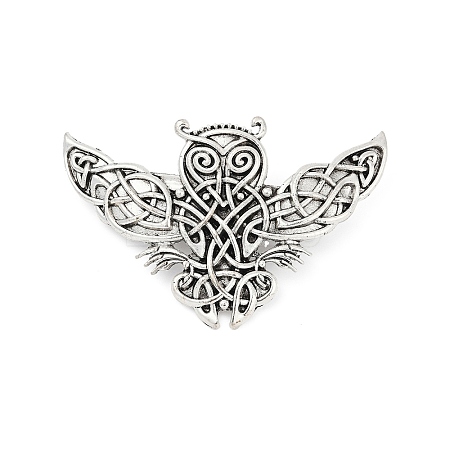 Viking Style Zinc Alloy Snap Hair Clips For Women PHAR-B090-01AS-04-1