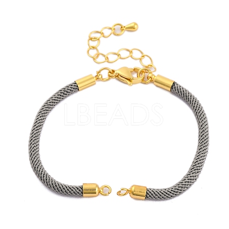 Nylon Cords Bracelet Makings Fit for Connector Charms AJEW-P116-02G-26-1