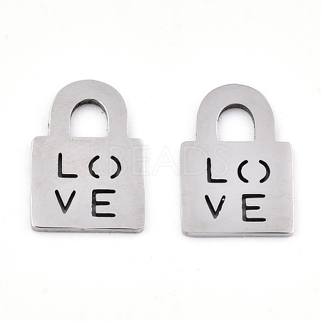201 Stainless Steel Charms STAS-S081-059-1