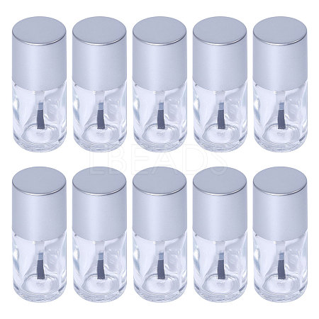 Transparent Glass Nail Polish Empty Bottle MRMJ-WH0082-29A-1