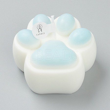 Cat Paw Shaped Aromatherapy Smokeless Candles DIY-C001-05E-1