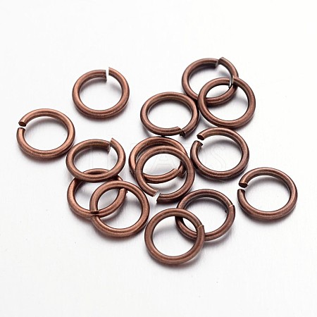 Brass Open Jump Rings Y-JRC7MM-R-1