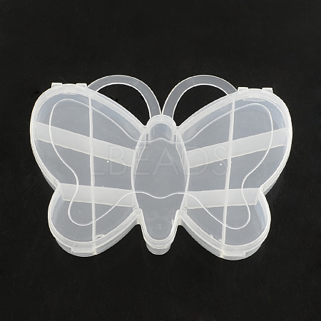 Butterfly Plastic Bead Storage Containers X-CON-Q023-14-1