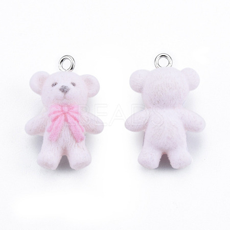 Opaque Resin Pendants RESI-T053-12-1