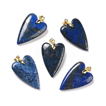 Natural Lapis Lazuli Pendants G-E570-01G-09-1