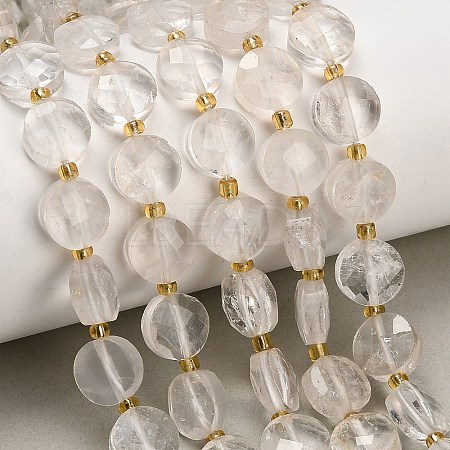 Natural Quartz Crystal Beads Strands G-B094-A37-01-1