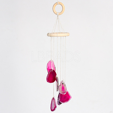 Nuggets Natural Agate Wind Chime PW23051617324-1