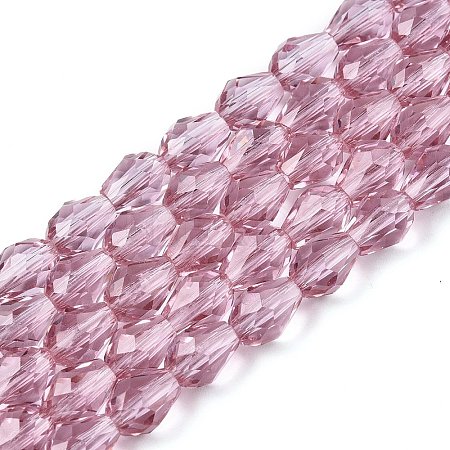 Transparent Glass Beads Strands EGLA-N013-T4mm-D02-1