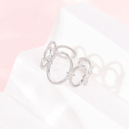 304 Stainless Steel Cuff Open Rings SA-CBA4160-36P-1