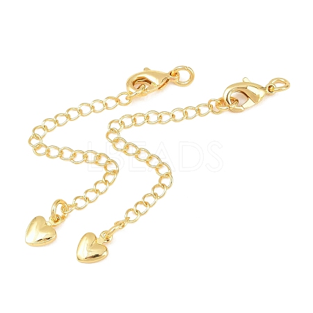 Brass Curb Chain Extender KK-L265-02G-1
