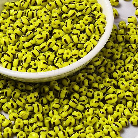 6/0 Opaque Colours Seep Glass Seed Beads SEED-F003-04A-05-1