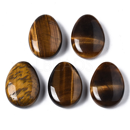 Natural Tiger Eye Pendants G-N0326-74A-1