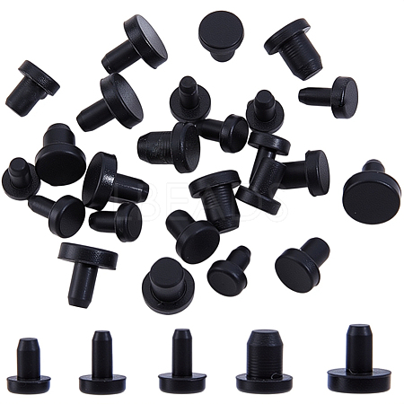 30Pcs 5 Styles Silicone Bottle Seal Plug FIND-GF0008-86-1