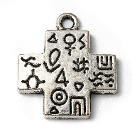 Tibetan Style Alloy Pendants PALLOY-P293-162-1
