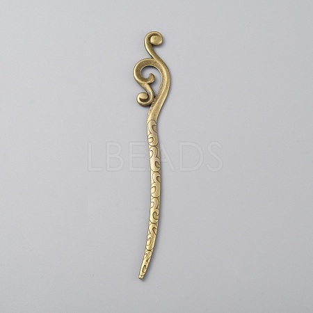 Alloy Hair Sticks MRMJ-WH0077-100M-AB-1