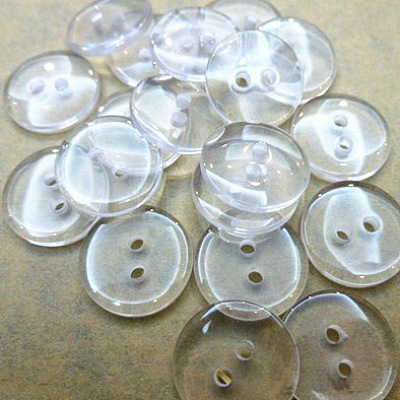 Lucid Round 2-hole Shirt Button BRB1B3F-1