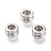 202 Stainless Steel European Bead Cores X-STAS-M282-02P-1