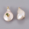 Natural Cultured Freshwater Pearl Pendants PEAR-F008-31G-02-2