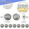 30Pcs Tibetan Style Alloy Beads TIBEB-FS0001-12-4