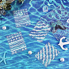 4 Sheets 4 Styles Plastic Nail Art Stickers MRMJ-SP0001-34-4