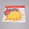 Explosive Shape & Word Sale Blank Signs Sales Price Label Tags AJEW-WH0239-22C-2