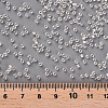 11/0 Grade A Transparent Glass Seed Beads X-SEED-N001-E-436-3