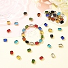 40Pcs 8 Colors Transparent Handmade Lampwork Beads LAMP-YW0004-31-4