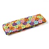 5 Petals Flower Polyester Lace Trims OCOR-H109-01-2