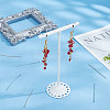 400Pcs 2 Colors 304 Stainless Steel Flat Head Pins STAS-UN0055-19-2