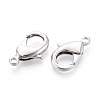 Brass Lobster Claw Clasps KK-YW0004-01E-P-2