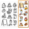 Custom PVC Plastic Clear Stamps DIY-WH0618-0065-1