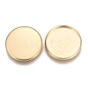 304 Stainless Steel Plain Edge Bezel Cups STAS-E460-10G-18MM-1
