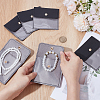 6Pcs PVC PU Leather Jewelry Envelope Pouches with Snap Button ABAG-WH0039-49B-3