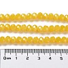 Baking Paint Imitation Jade Glass Bead Strands DGLA-A034-J6MM-A30-5