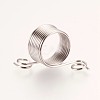 Stainless Steel Knitting Thimble Finger Ring X-TOOL-WH0074-C01-5